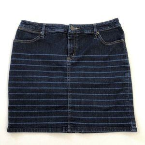 Fossil Skirt Women's 29 Blue Denim Mini Skirt Regular Fit Size 29 (32X18)